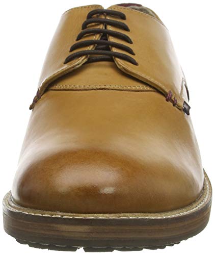 Ben Sherman Pat, Zapatos de Cordones Derby para Hombre, Beige (Tan 003), 42 EU