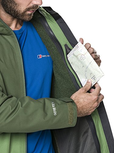 Berghaus FELLMASTER del Hombres Chaqueta 3 en 1 para Hombre, Hombre, Color Kale/Bronze Green, tamaño S