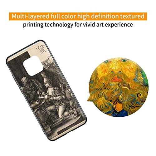 Berkin Arts Albrecht Durer para el Caso del Huawei Mate 20 Pro/Estuche para teléfono móvil de Bellas Artes/Impresión Giclee UV en la Cubierta del(Pilato Si Lava Le Mani from Il Passion)