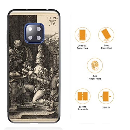 Berkin Arts Albrecht Durer para el Caso del Huawei Mate 20 Pro/Estuche para teléfono móvil de Bellas Artes/Impresión Giclee UV en la Cubierta del(Pilato Si Lava Le Mani from Il Passion)