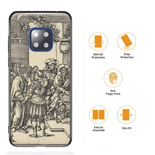 Berkin Arts Lucas Cranach The Elder para el Caso del Huawei Mate 20 Pro/Estuche para teléfono móvil de Bellas Artes/Impresión Giclee UV en la Cubierta del(Pilato Si Lava Le Mani from Il Passion)