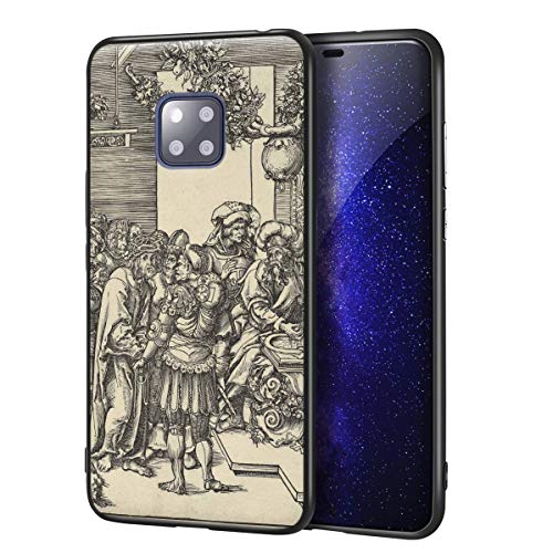 Berkin Arts Lucas Cranach The Elder para el Caso del Huawei Mate 20 Pro/Estuche para teléfono móvil de Bellas Artes/Impresión Giclee UV en la Cubierta del(Pilato Si Lava Le Mani from Il Passion)