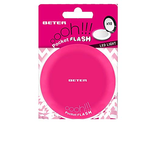 Beter Espejo Ohh! Pocket Flash Con Luz Y Aumento X10#Fucsia 100 ml