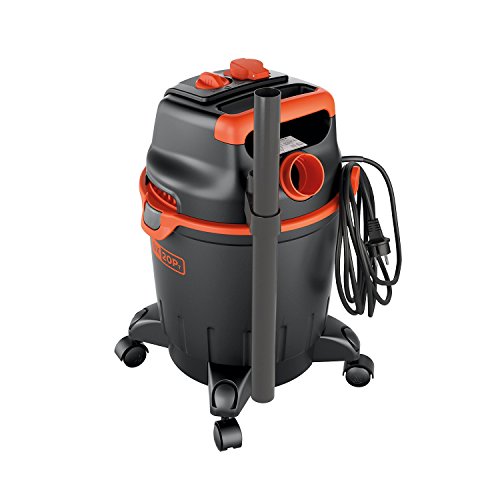 Black+Decker BXVC20PTE Aspirador multiuso de sólidos y líquidos (1200 W, 20 l) con toma para herramientas eléctricas integrada