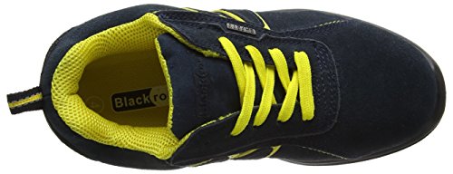 Blackrock Hudson Trainer - Zapatillas de seguridad con punta de acero, Unisex Adulto,Multicolor (Navy/Yellow), talla 46 EU (11 UK)