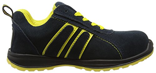 Blackrock Hudson Trainer - Zapatillas de seguridad con punta de acero, Unisex Adulto,Multicolor (Navy/Yellow), talla 46 EU (11 UK)