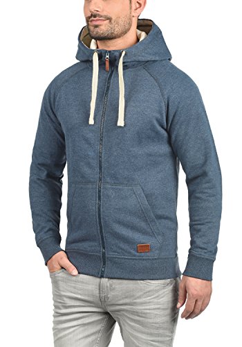 BLEND Speedy - Sudadera con cremallera para Hombre, tamaño:M;color:Ensign Blue (70260)