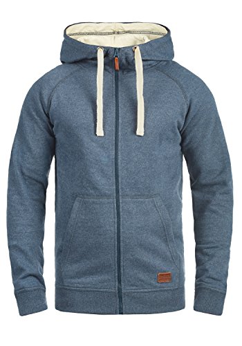 BLEND Speedy - Sudadera con cremallera para Hombre, tamaño:M;color:Ensign Blue (70260)