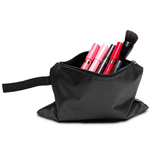 Bolsa de cosmética de águila con correa de transporte, estuche de maquillaje, neceser de almacenamiento, organizador de bolso, inserto de bolsillo con cremallera, bolsillo interior de 25 x 17 cm