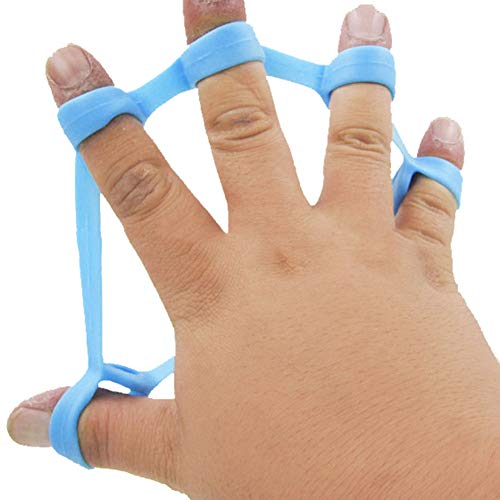 Boolavard - Juego de 3 extensores de mano para ejercitar el dedo y fortalecer el entrenamiento de fuerza, para artritis, túnel carpiano, ejercicio, guitarra y escalada de rocas