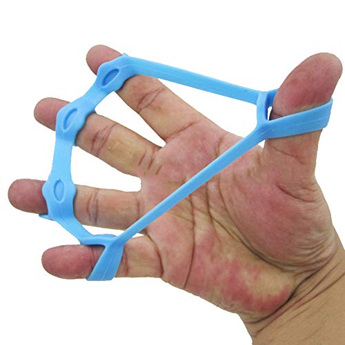 Boolavard - Juego de 3 extensores de mano para ejercitar el dedo y fortalecer el entrenamiento de fuerza, para artritis, túnel carpiano, ejercicio, guitarra y escalada de rocas