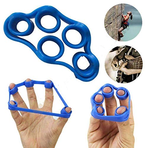 Boolavard - Juego de 3 extensores de mano para ejercitar el dedo y fortalecer el entrenamiento de fuerza, para artritis, túnel carpiano, ejercicio, guitarra y escalada de rocas