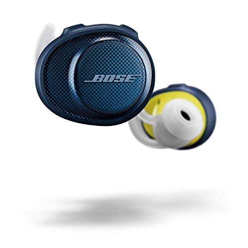 Bose SoundSport Free Auriculares intraurales inalámbricos, Bluetooth, Azul (Midnight Blue/Citron)