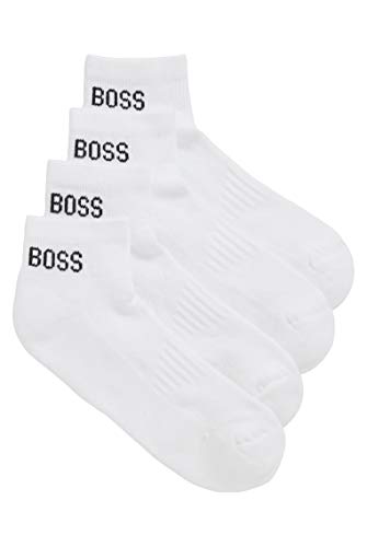 BOSS AS Sport CC Calcetines, Blanco (White 100), 39/42 (Talla del fabricante: 39-42) (Pack de 2) para Hombre