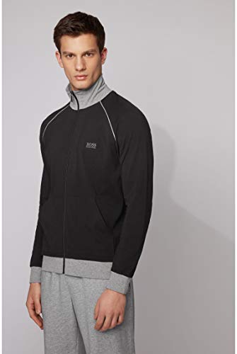 BOSS Mix&Match Jacket Z Sudadera, Negro (Black 1), XX-Large para Hombre