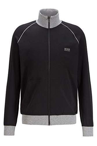 BOSS Mix&Match Jacket Z Sudadera, Negro (Black 1), XX-Large para Hombre