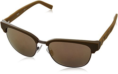 BOSS Orange BO 0234/S HJ LE9 Gafas de sol, Verde (Mtmilitgreen/Gun Metal Fl), 54 para Hombre