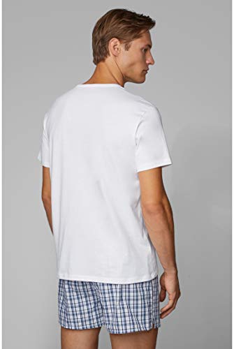 BOSS T-shirt Vn 2p Co Camiseta, Blanco (White 100), Medium (Pack de 2) para Hombre