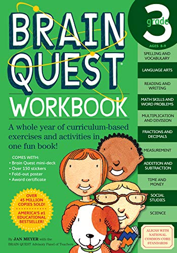 BRAIN QUEST WORKBK GRADE 3 (Brain Quest Workbooks)