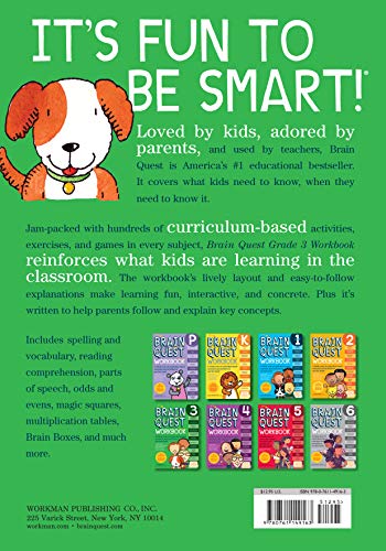 BRAIN QUEST WORKBK GRADE 3 (Brain Quest Workbooks)