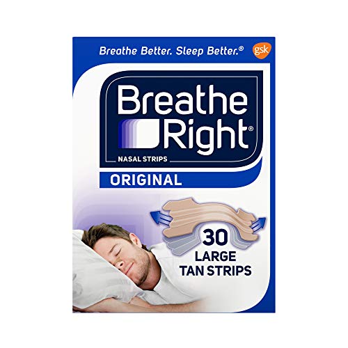 Breathe Right, Nasal Strips, Original Tan, 30 Large Strips