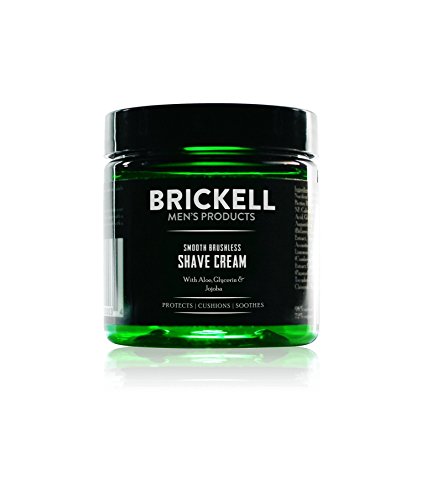 Brickell Men’s Products – Crema de Afeitar Suave Sin Brocha para Hombres - Natural y Orgánica – 147 ml