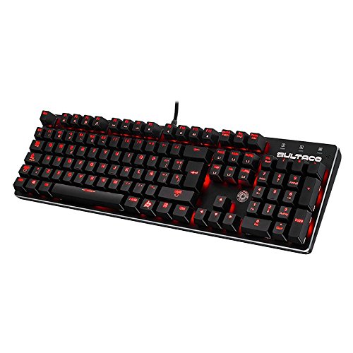 Bultaco Metralla GTS 501 - Teclado mecánico USB, (USB, 105 Teclas, retroiluminación LED roja, Anti-Ghosting) - Teclado QWERTY Español