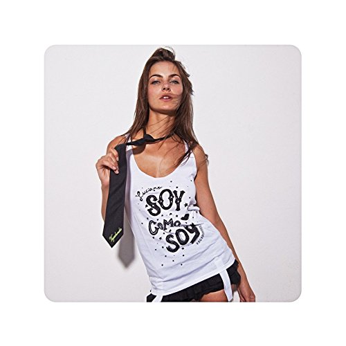 Cadenza Vagabundos Camiseta de Tirantes Luciano Soy como Soy - Blanco, S - Small