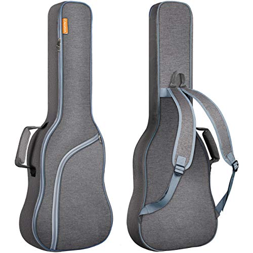 CAHAYA Bolsa Guitarra Electrica Acolchada 9mm Funda para Guitarra Electrica con Un Bolsillo Frontal para Libros de Música