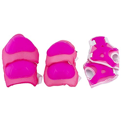 Calma Dragon Patines en Linea Ajustables, Profesionales para Adultos y Niños, con Protección incluida, 4 Ruedas, Skates, Rollers (Rosa, L)