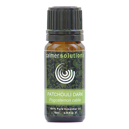 Calmer Solutions Patchouli 100 Oscuro% Aceite Esencial Aromatherapy 10ml