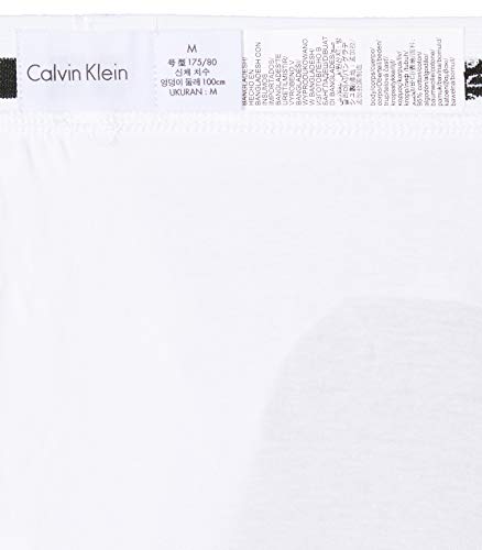 Calvin Klein 3P Hip Brief, Calzoncillos para Hombre (3 unidades), Blanco (White), Large