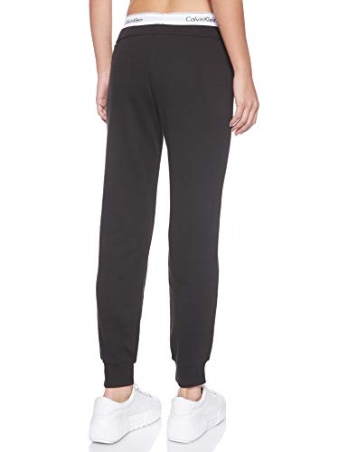 Calvin Klein Bottom Pant Jogger Pantalones de Deporte, Negro (Black 001), Talla única (Talla del Fabricante: Small) para Mujer