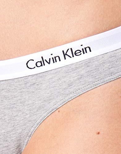 Calvin Klein Women Carrusel 3-Pack Bikini Briefs, Negro/Blanco/Gris X-Large Size 16 Multi