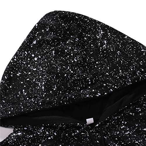 Camiseta sin Mangas para Hombre Sudadera con Capucha Estrellas Impresos Chaleco de Verano Suelto Casuales Camisetas de Tirantes Deportivos Verano Chaleco MMUJERY