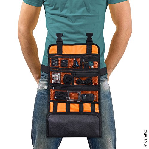 CamKix Bolsa Enrollable con Cintura/Correa de Hombro Compatible con GoPro Hero y Otras acciones/cámaras compactas - Múltiples Opciones de Transporte (Mano, Hombro, Cintura, Espalda)