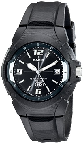 Casio MW600F-1AV - Reloj para Hombres, Correa de Goma Color Negro