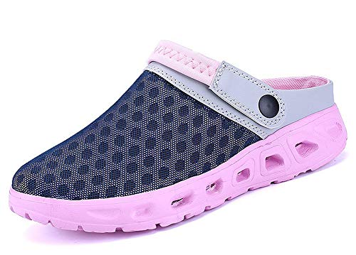 CCZZ Zuecos de Verano para Mujer Hombre Antideslizante Respirable Zapatos Zapatillas Sandalias Chanclas de Playa Ahueca hacia Fuera Las Sandalias 35-48 EU