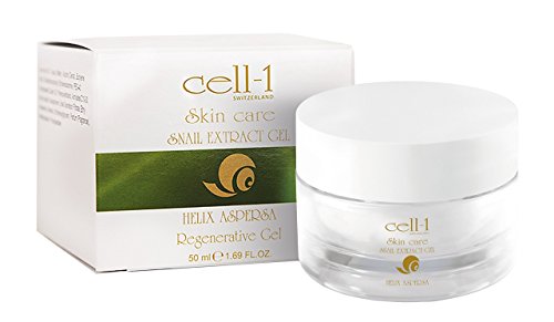 cell-1 Gel Anti Arrugas extracto Caracol I Gel Contra Cicatrices Acné Impurezas y manchas en piel I Crema caracol Regenera y Repara piel I Crema Cara Extracto Caracol I Caracol Gel para rostro 50ml