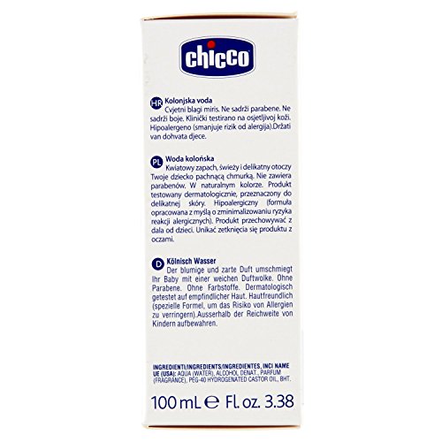 Chicco Baby Moments - Agua de colonia, 100 ml