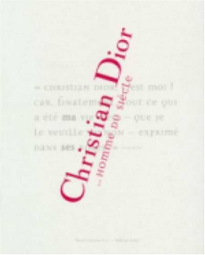 Christian dior ...homme du siecle