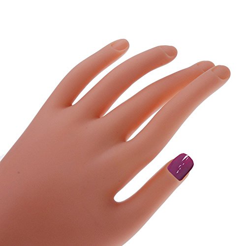 Cisixin Mano De Caucho Dedos De Práctica Flexible Manicura,para Práctica del Arte del Clavo Manicura