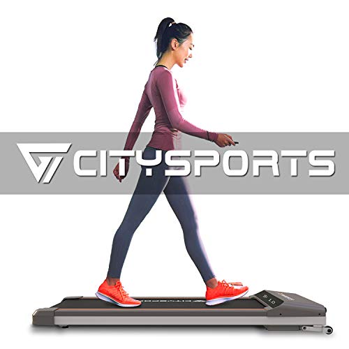 CITYSPORTS Cinta de Correr Caminar Plegable, Motor de 500W, Velocidad Ajustable, Pantalla LCD, Cinta de Correr Plegable para el hogar y la Oficina