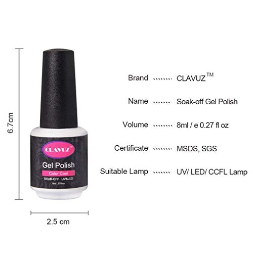 Clavuz Esmalte de Uñas Semipermanente Gel Uñas UV LED Ojo de Gato 6pcs Kit con Imán Magnético Manicura y Pedicura Soak-off