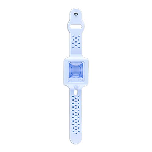 CLEANDS - Pulsera con Gel Hidroalcohólico, Recargable, Desinfectante de Manos – Azul