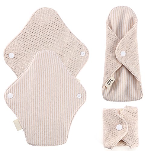 Cojín menstrual lavable, reutilizable Women Panty Liners toalla sanitaria menstrual Pad