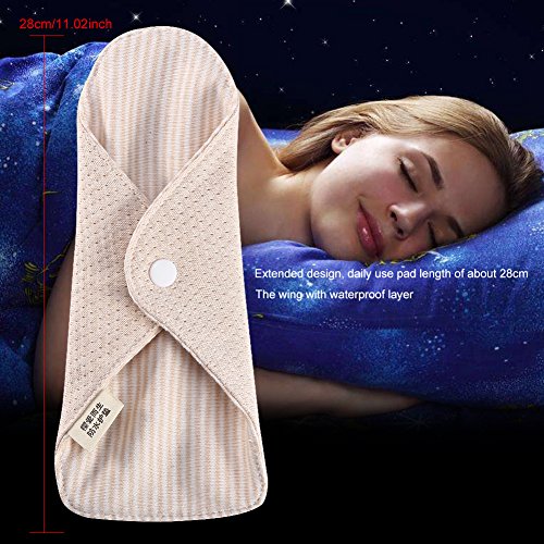 Cojín menstrual lavable, reutilizable Women Panty Liners toalla sanitaria menstrual Pad