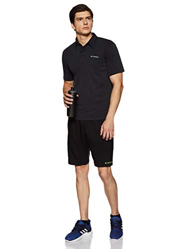 Columbia Sun Ridge Polo EM6527 Manga Corta, Hombre, Negro (Black), XL