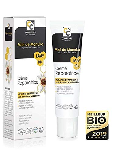 COMPTOIRS ET COMPAGNIES - Crema repara. 40% miel de manuka, iaa/umf10+, 40 ml, 1 Unidad