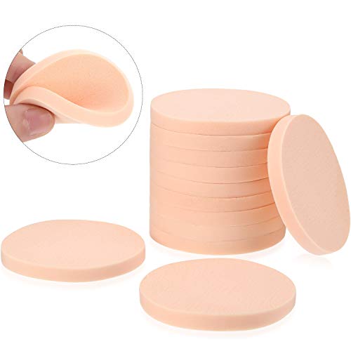 Conjunto de 12 Paquetes Esponja de Pintura Facial Esponja de Maquillaje Esponja Redonda Esponjas Espuma Unisex de Adultos en Un Tamaño de Expandir (Estilo A)